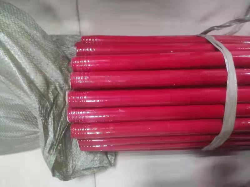 Factory Direct Sales Produces Various Specifications PVC Film Broom Stick Solid Color PVC Pit Film Glue Rod Multicolor