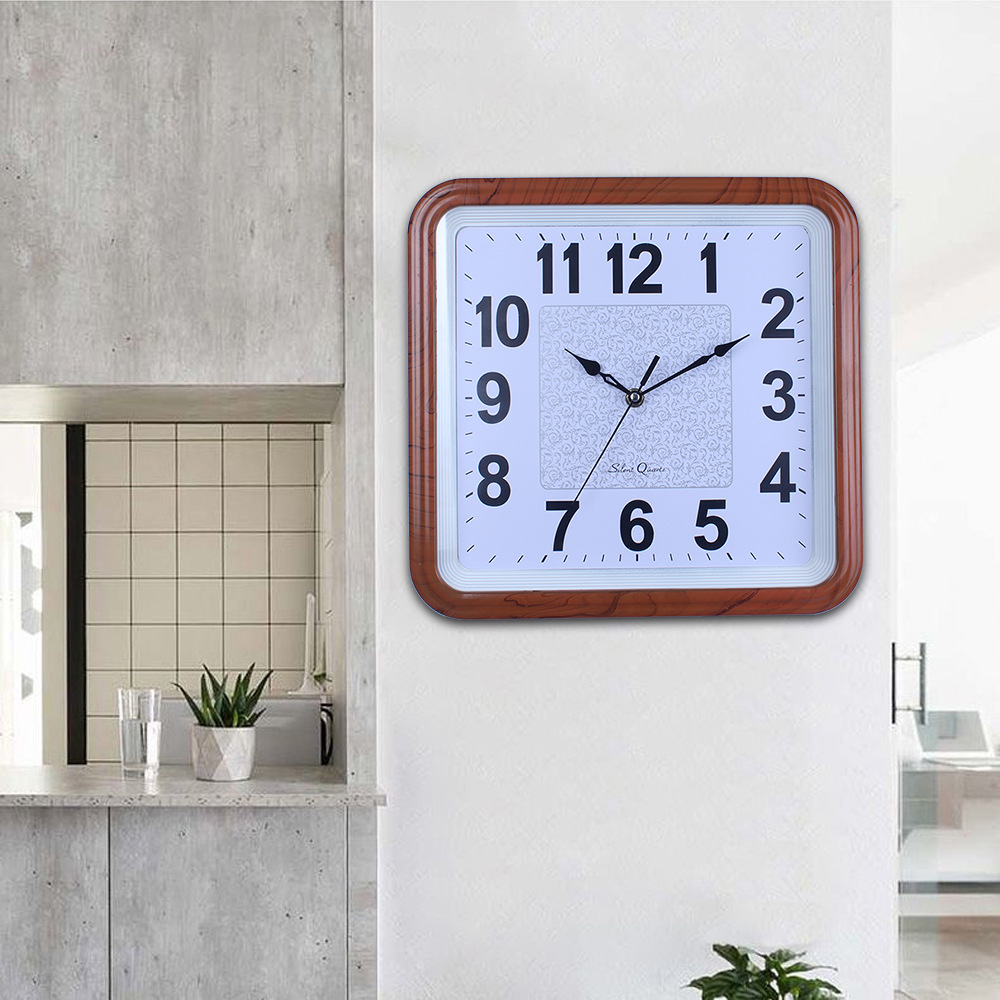 Living Room Home Clear Font Electronic Clock Personalized Creative Travel Time Precision Noiseless Hanging Clock Punch-Free Quartz Clock