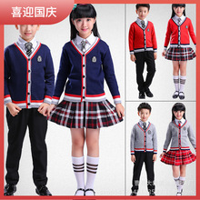 国庆英伦秋冬季儿童合唱服班服幼儿园园服男女朗诵服中小学生校服