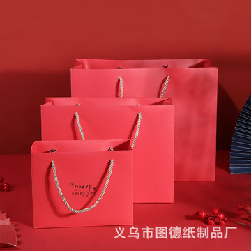 大号红色手提袋结婚伴手礼袋包装袋结婚喜庆喜糖袋纸袋节日礼品袋