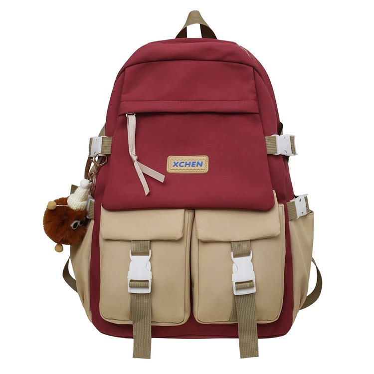 INS Japanese Style New All-Match Schoolbag Female College Student Japanese and Korean Junior and Middle School Students Backpack Large Capacity Simple Backpack