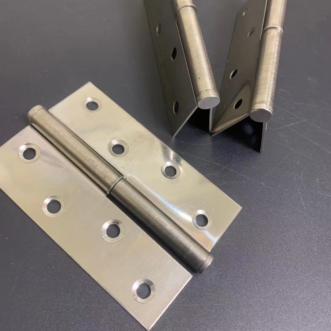 不锈钢脱卸插合页圆头铰链百叶窗纱窗折页活合页左右铰链橱柜拆卸