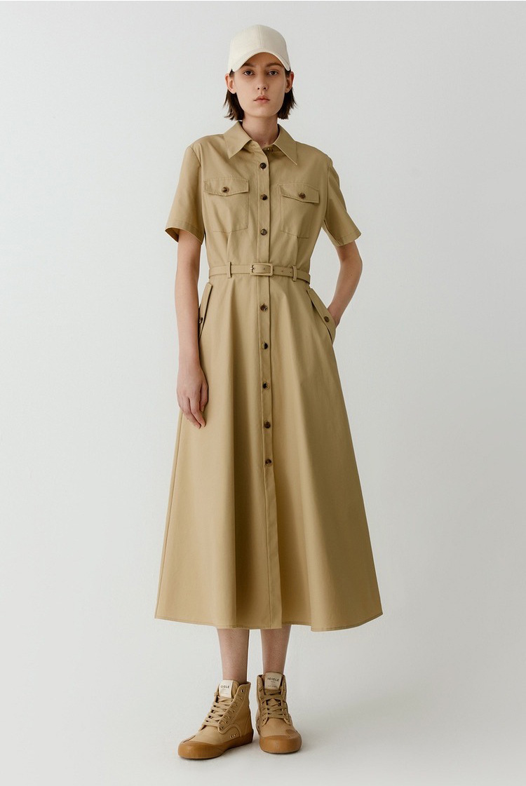 西装裙无袖职业通勤绑带收腰风衣式连衣裙跨境女装2022新款名媛气质