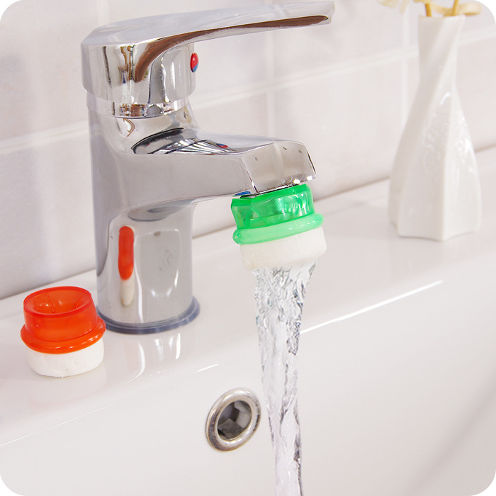 家用水龙头过滤器防溅头海绵滤水棉自来水滤水头厨房滤水器净水器