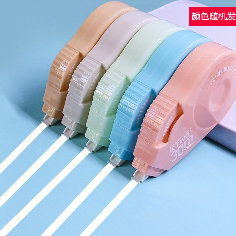 Correction tape Modification Tape Large capacity student candy color transparent cute mini middle school students elementary school correction tape factory Application Scenario