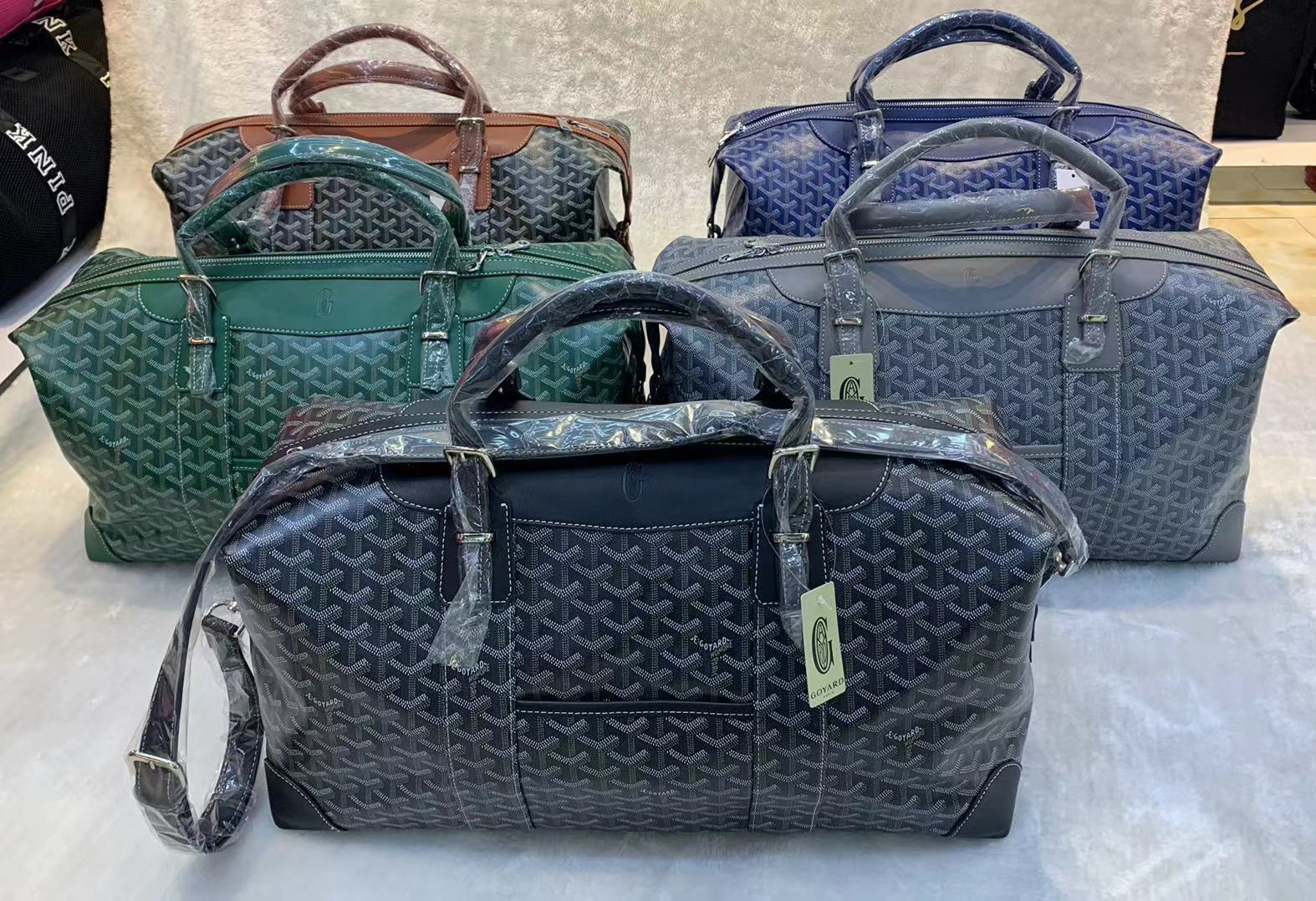 goyard戈雅商务休闲现货旅手提大容量同款斜跨包行包男女旅行袋