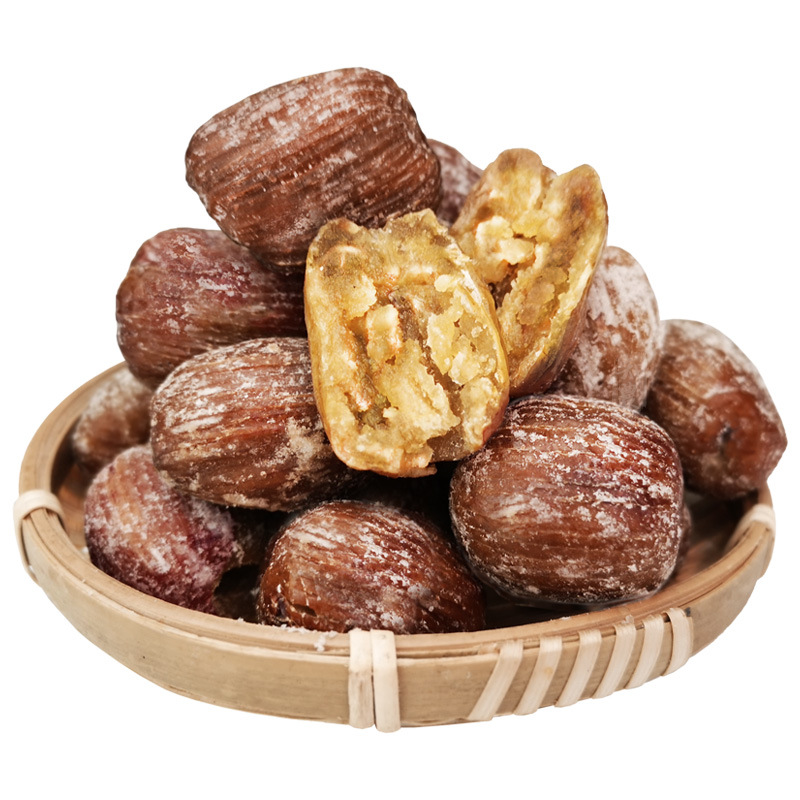蜜枣干无核散装硬金丝密枣类制品零食包粽子用500g煲汤料
