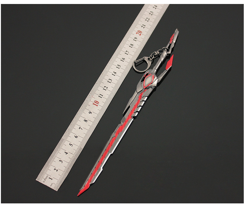 吞噬星空周边 罗峰九系战刀 合金武器摆件兵器收藏学生玩具22cm