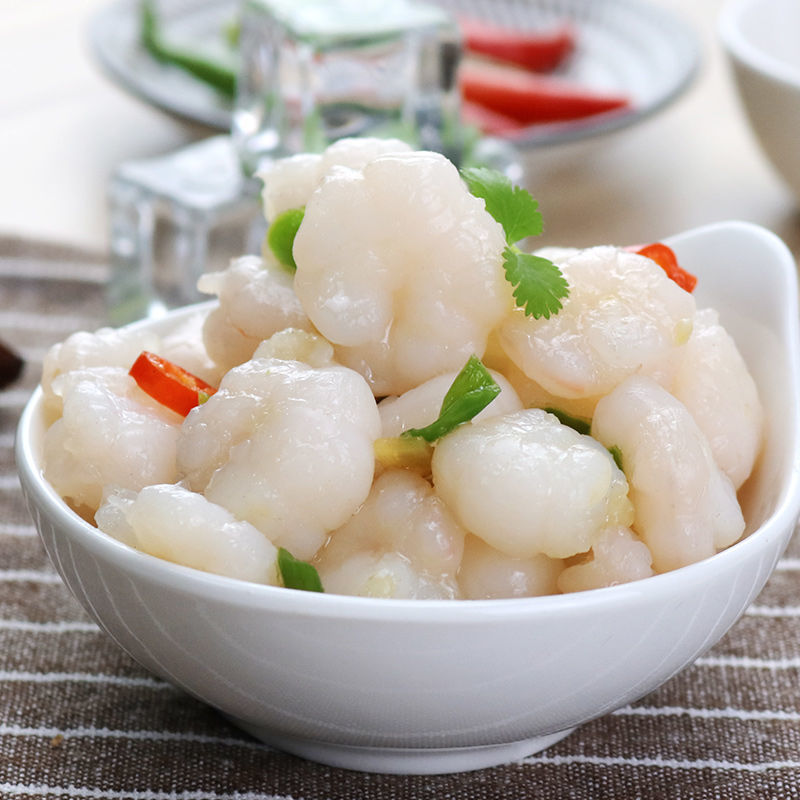 高邮河淡水虾仁大号200g/盒免浆新鲜手剥水晶淡水虾肉家庭装包邮