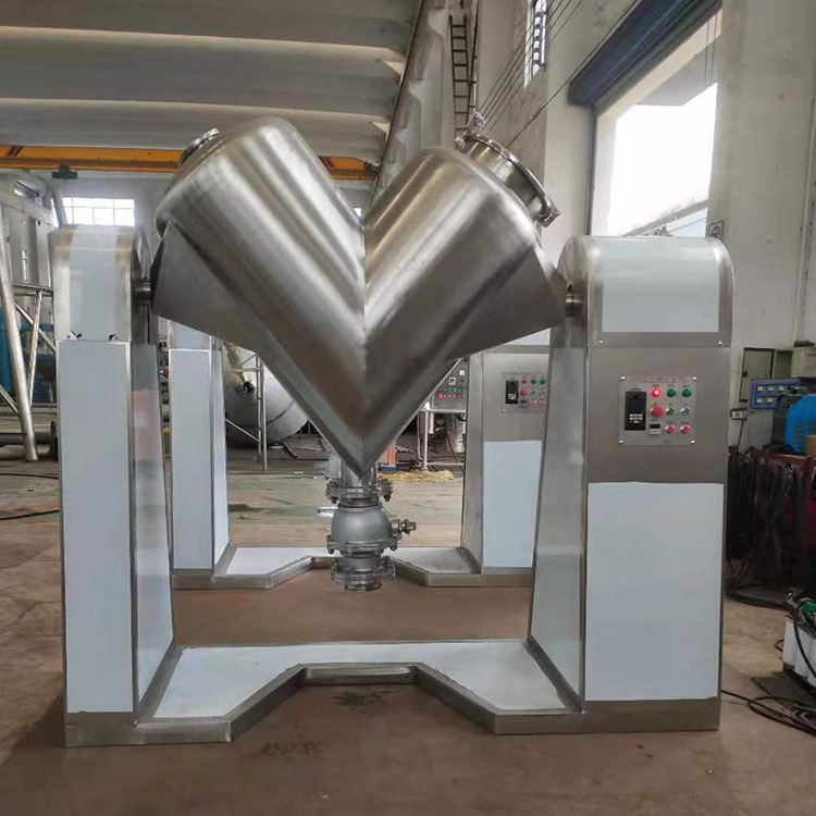资深厂家v型混合机食品调味干粉颗粒混料机 药材化工搅拌混合设备