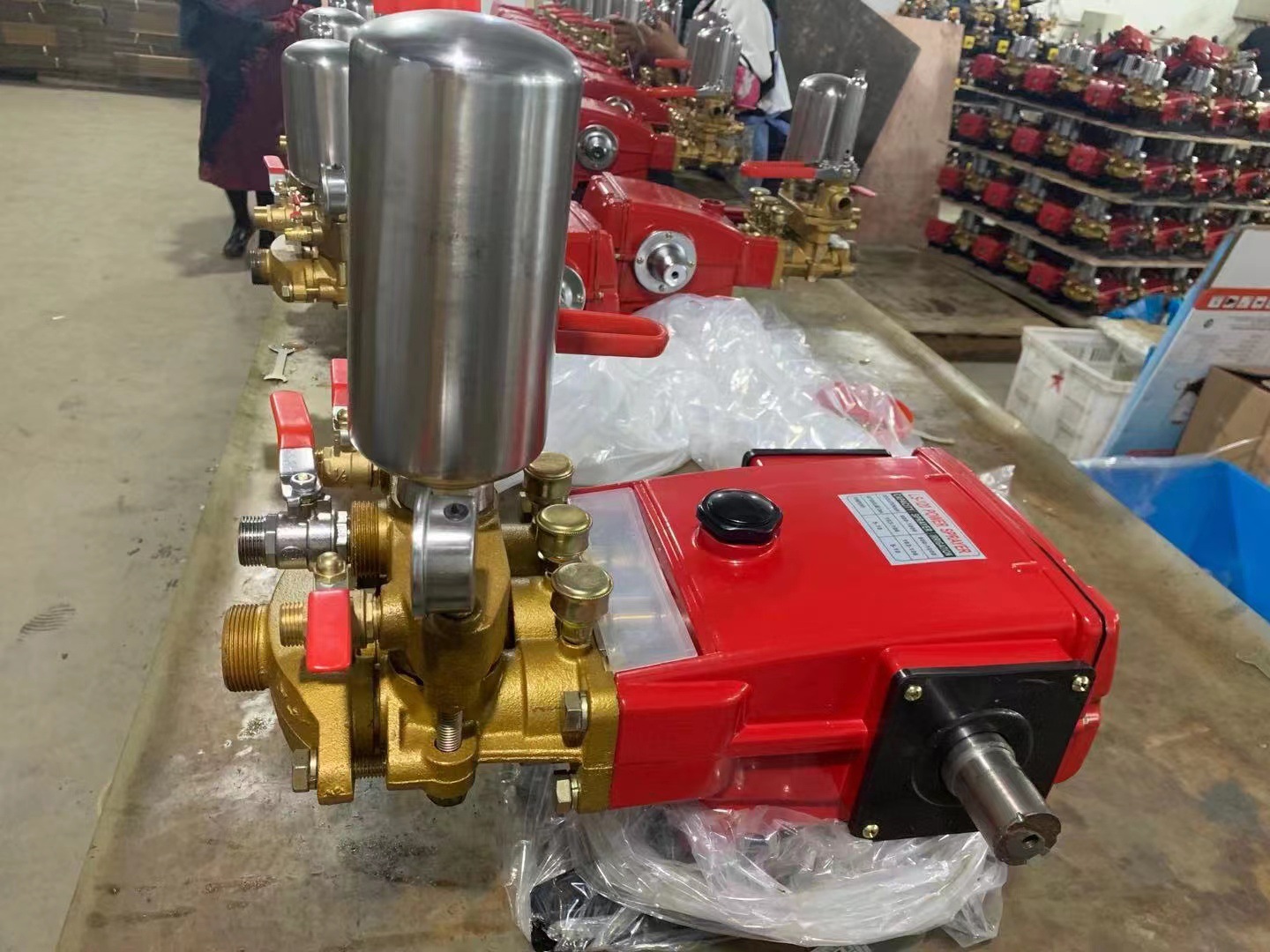 农用果树园林80型三缸柱塞泵喷雾高压泵打药泵动力喷雾机泵头机头