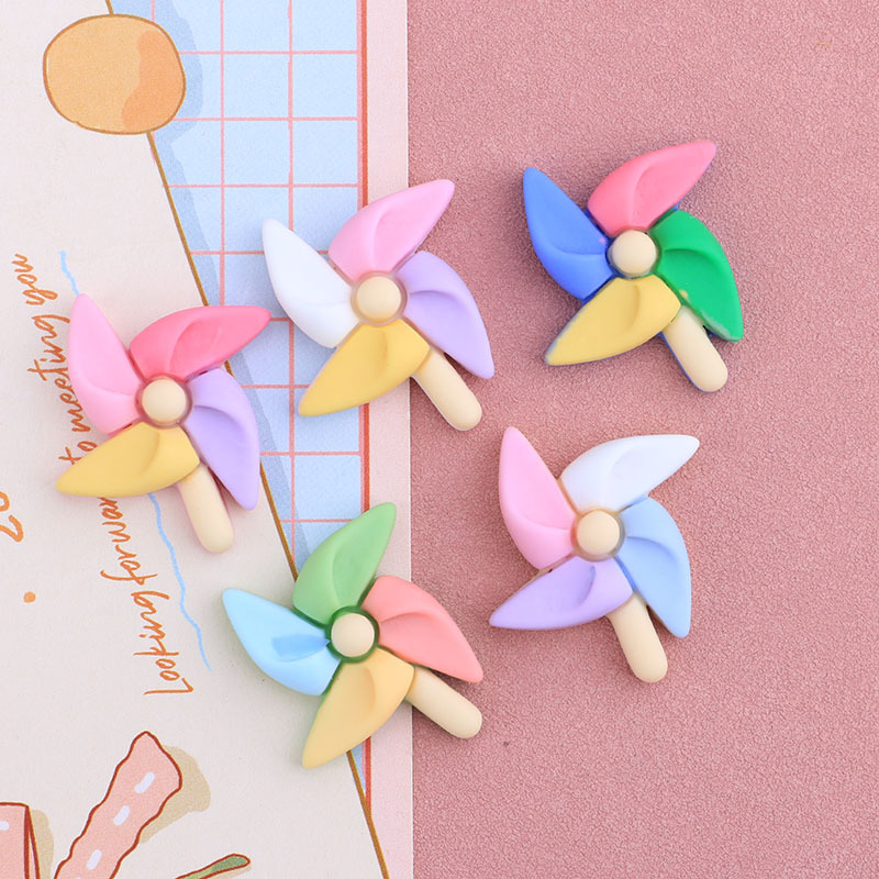 New Windmill Children's Fun Cream Glue DIY Phone Case Material Package Resin Accessories Barrettes Fruit Barrettes Head Rope