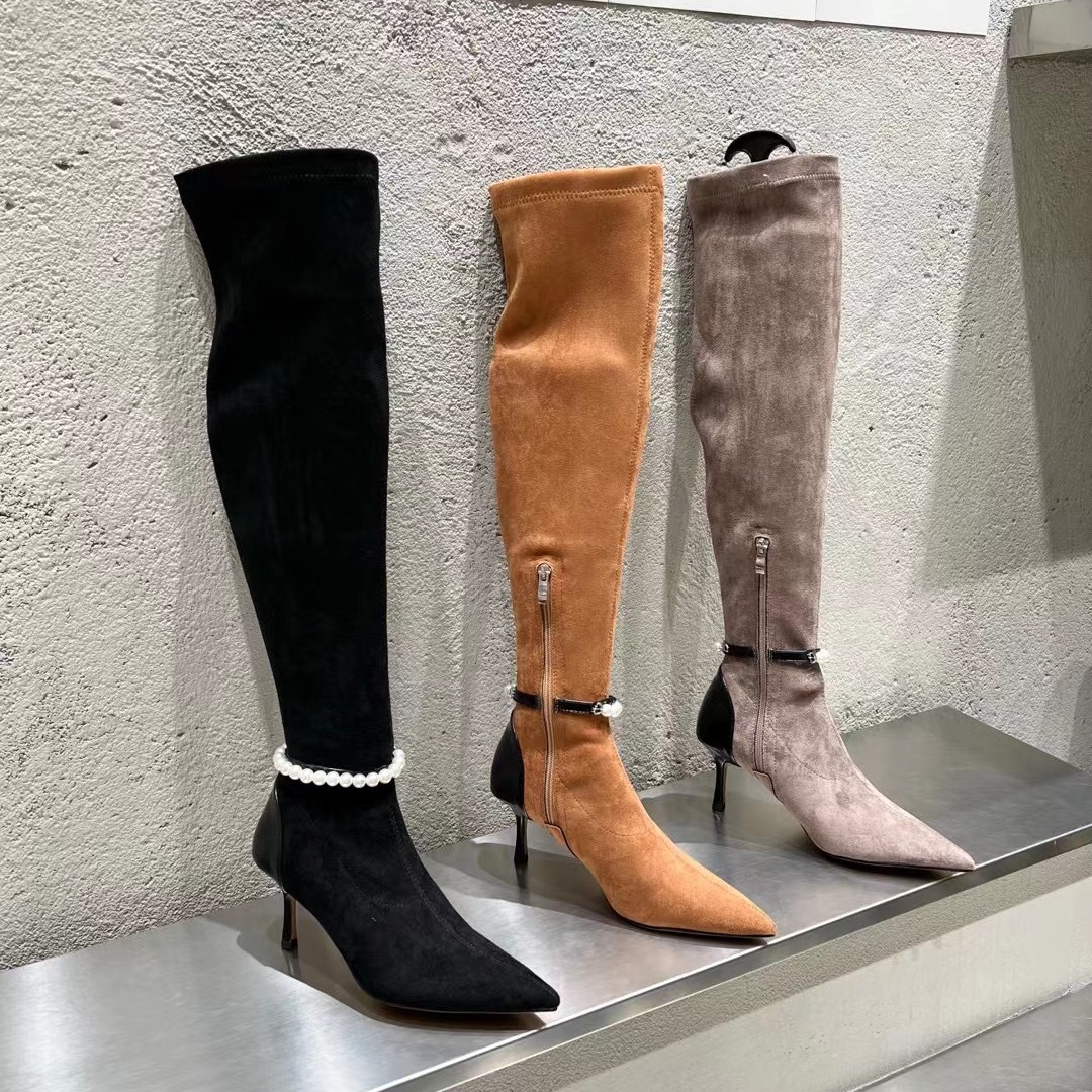 漂亮高筒靴