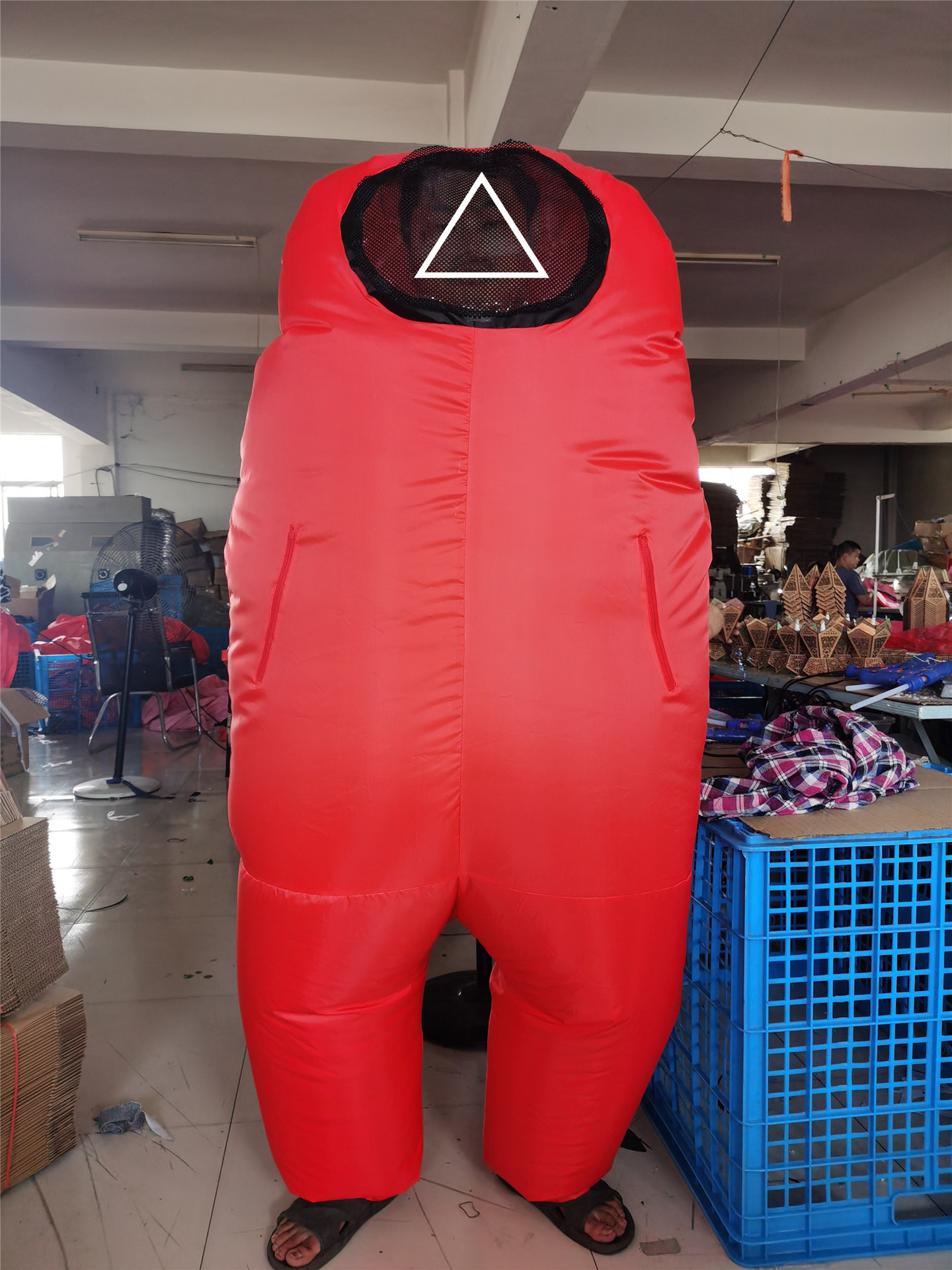 跨境充气among us服装太空狼人杀太空服动漫游戏充气宇航服