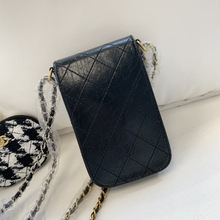 香Vip积分兑换赠品 二合一手机包 单肩斜跨女包中古油蜡皮手机包