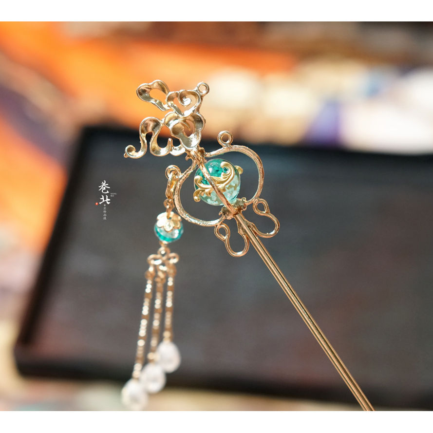 遇见神鹿 王者瑶法杖发簪权杖瑶瑶公主汉服头饰簪子发饰日常步摇