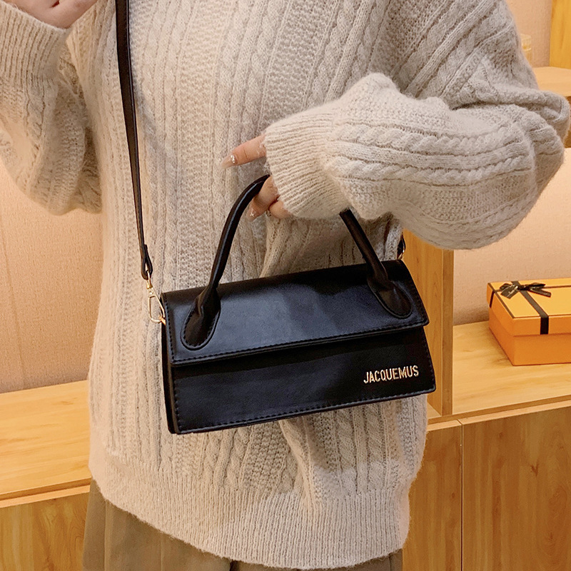 Women's Handbag 2023 New High-Grade Fashionable Simple Shoulder Messenger Bag Special-Interest Design Versatile Small Square Bag Fashion