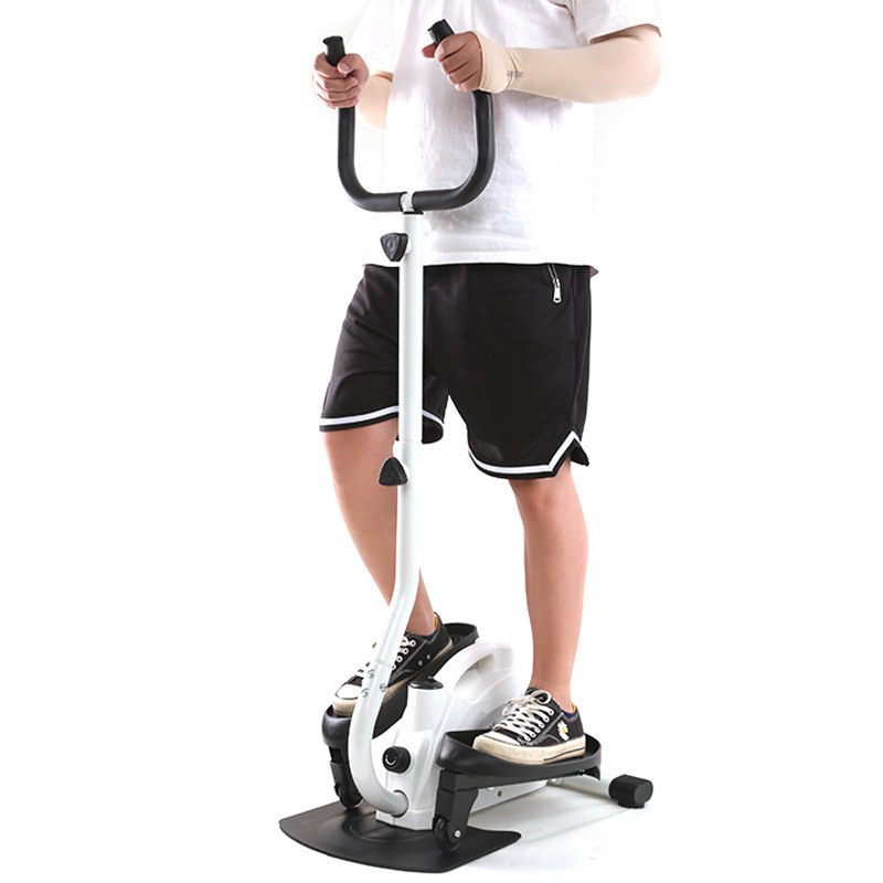 手扶踏步机家用小型室内多功能健身器材静音椭圆登山踏步机减肥
