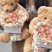 生日礼物女生玩偶花花束送给闺蜜男生朋友实用感毛绒小熊花束