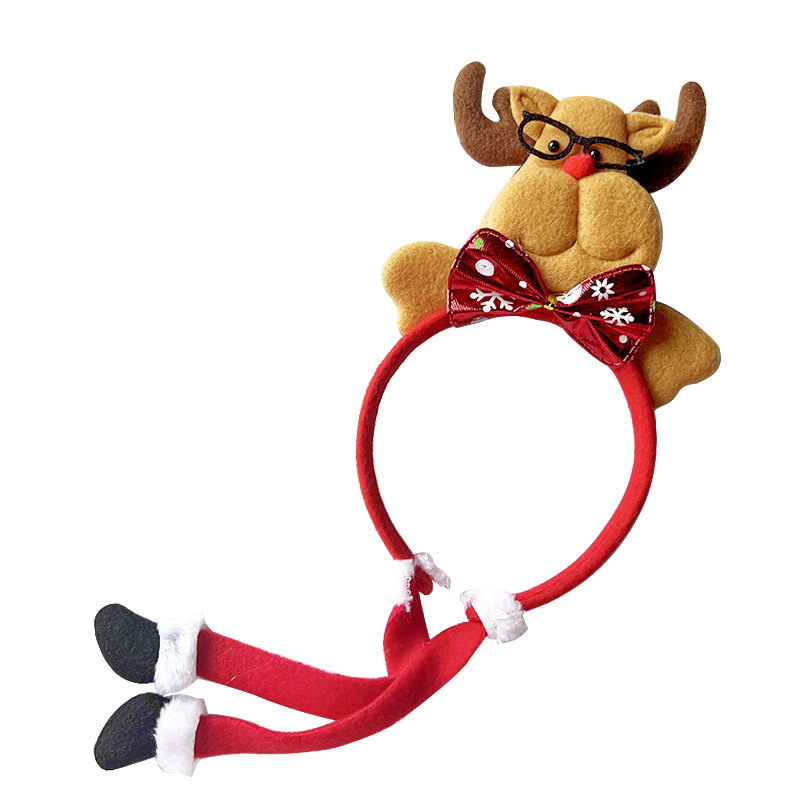 New Christmas Headband Old Snowman Deer Head Buckle Adult and Children Party Gathering Dress up Hairband Decoration Wholesale