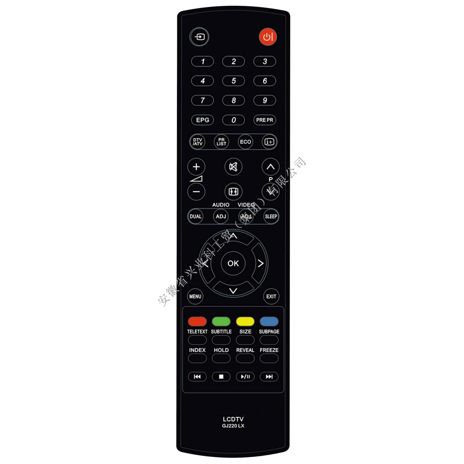 适用夏普电视遥控器 gj220 ir remote for sharp tv-阿里巴巴