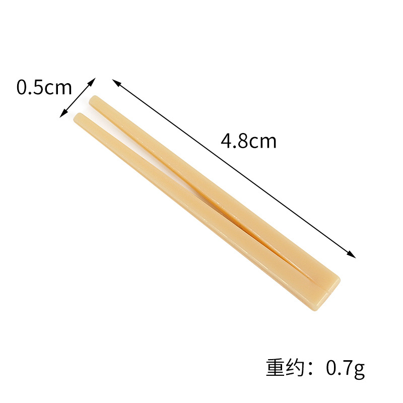 Mini Miniature Simulation Chopsticks Diy Creative Mini Tableware Food and Play Kitchen Toys Dollhouse Scene Accessories