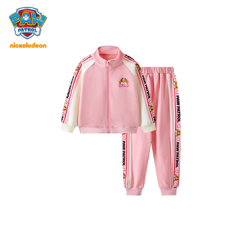 In Stock Wholesale Children's Sports Suit Jacket Cardigan Raglan Sleeve Spring and Autumn New PAW Patrol Brand Children's Clothing