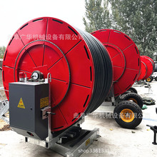 抗旱喷灌设备 75型卷盘式绞盘喷灌机 水涡轮电动喷灌机