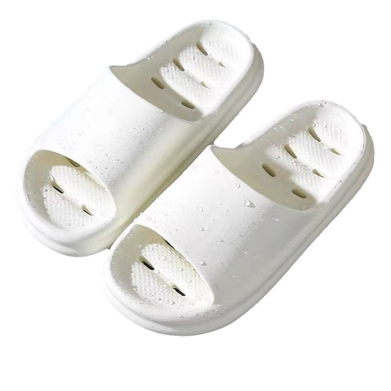 Bathroom Slippers for Women Summer Household Couple Bathroom Indoor Bath Non-Slip Leaking Slippers Soft Bottom Slippers for Men