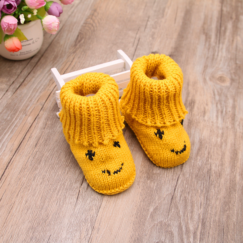 Wool Baby Shoes Spring and Autumn Single-Layer Shoes Newborn Men's and Women's Baby Shoes Woven 0-6 Months Toddler Shoes Wholesale