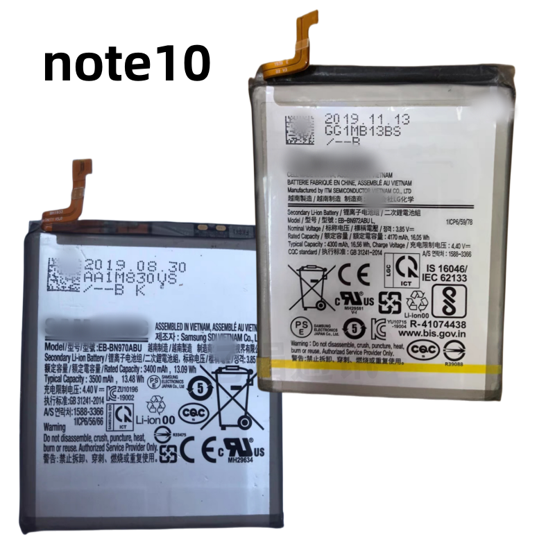 适用于三星Note10 ＋ Plus原装电池 N975 F w EB-BN 972 970Abu