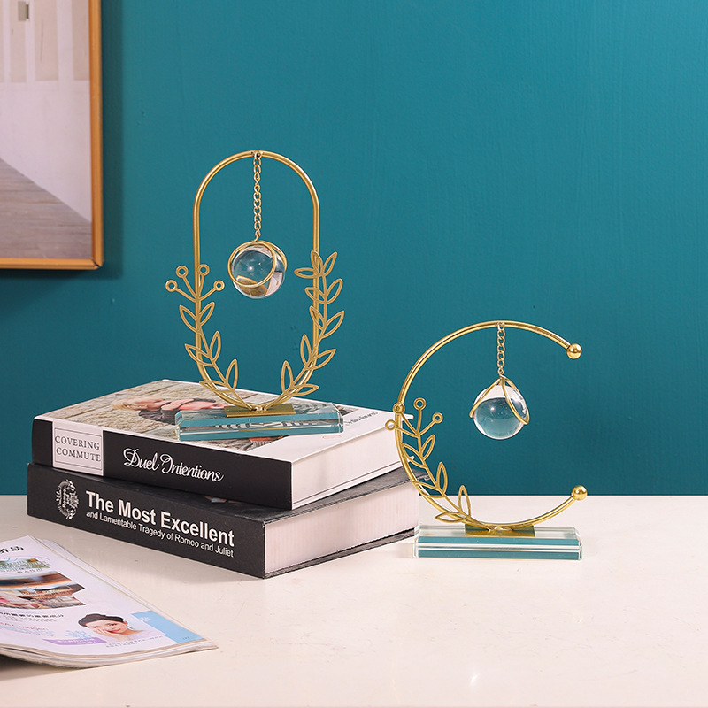 light geometric crystal ball decoration home living room wine cabinet tv cabinet decoration office desk surface panel decoration decoration