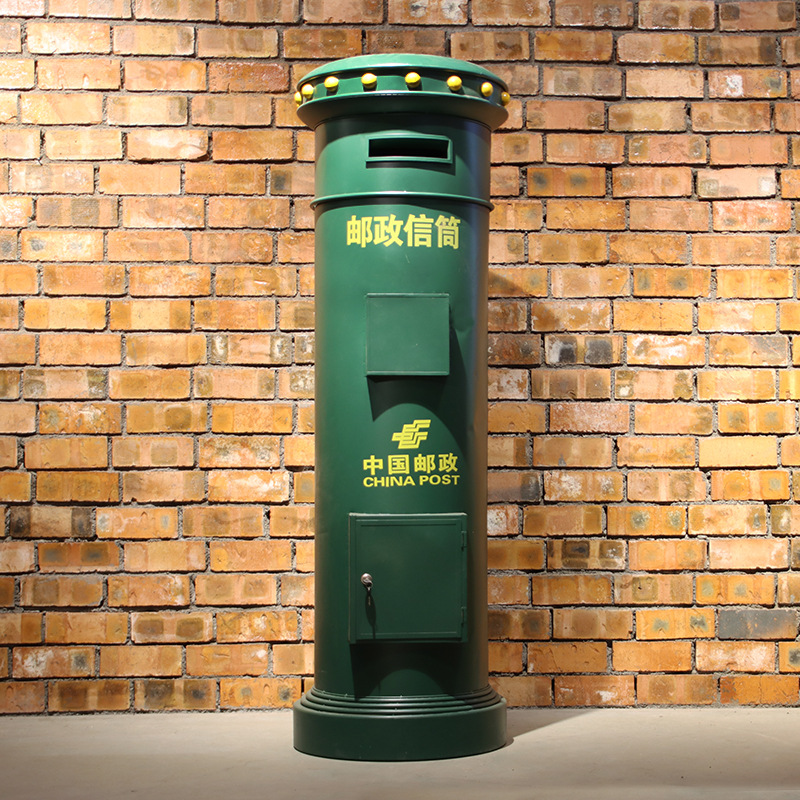 复古怀旧信箱邮箱邮筒储钱罐摄影道具模型酒吧餐厅装饰摆件可定制