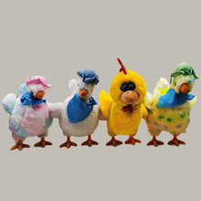 新款跨境电动毛绒下蛋鸡玩具会下彩色蛋母鸡 上下摆动 唱歌跳舞