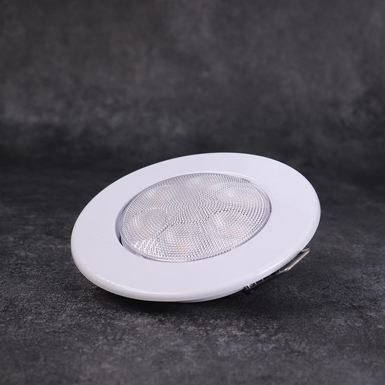 花开卡扣安装12v led房车灯游艇灯吸顶天花灯船用装饰照明灯具