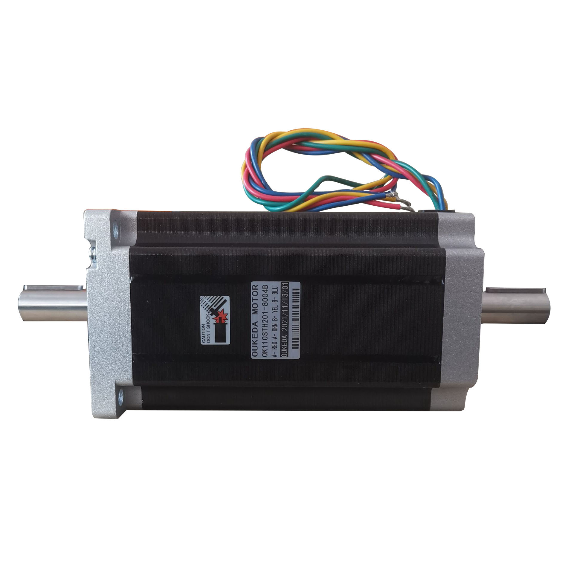 110双轴步进电机 二相四线 ac220v 110步进电机套装 双轴 28nm