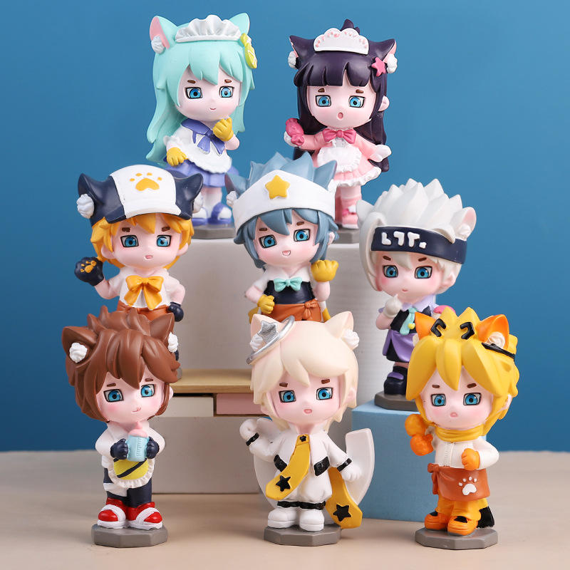 创意树脂凹凸世界手办动漫潮玩公仔盲盒批发男生生日礼物桌面摆件