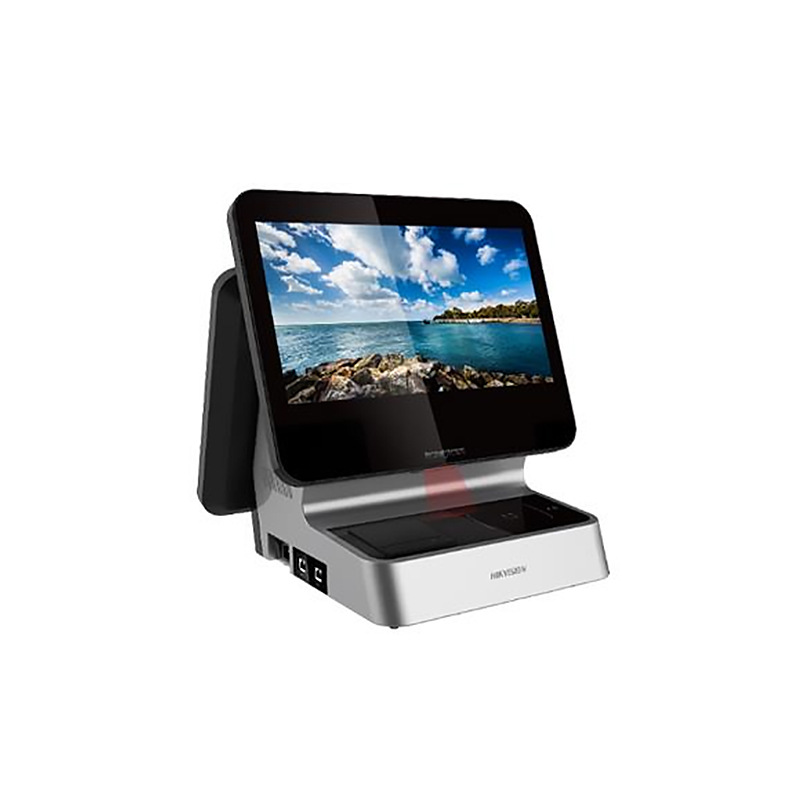 海康威视ds-k5022 200万台式双屏人脸识别人证访客机