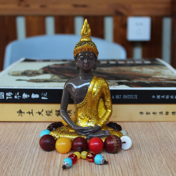 独立站新款泰国佛像摆件雕像树脂工艺品摆件家居花园园林书房摆件