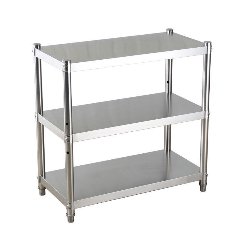 78成交0件多功能厨房碗柜家用收纳柜经济型不锈钢分层小型台式橱柜放