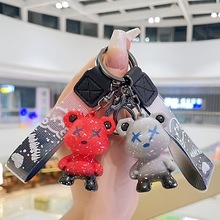 北欧变色龙暴力熊钥匙扣包包挂件书包玩偶公仔挂饰批货小礼品定制