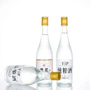 现货批发玻璃瓶白酒瓶散装一斤装白酒瓶新款加厚透明白