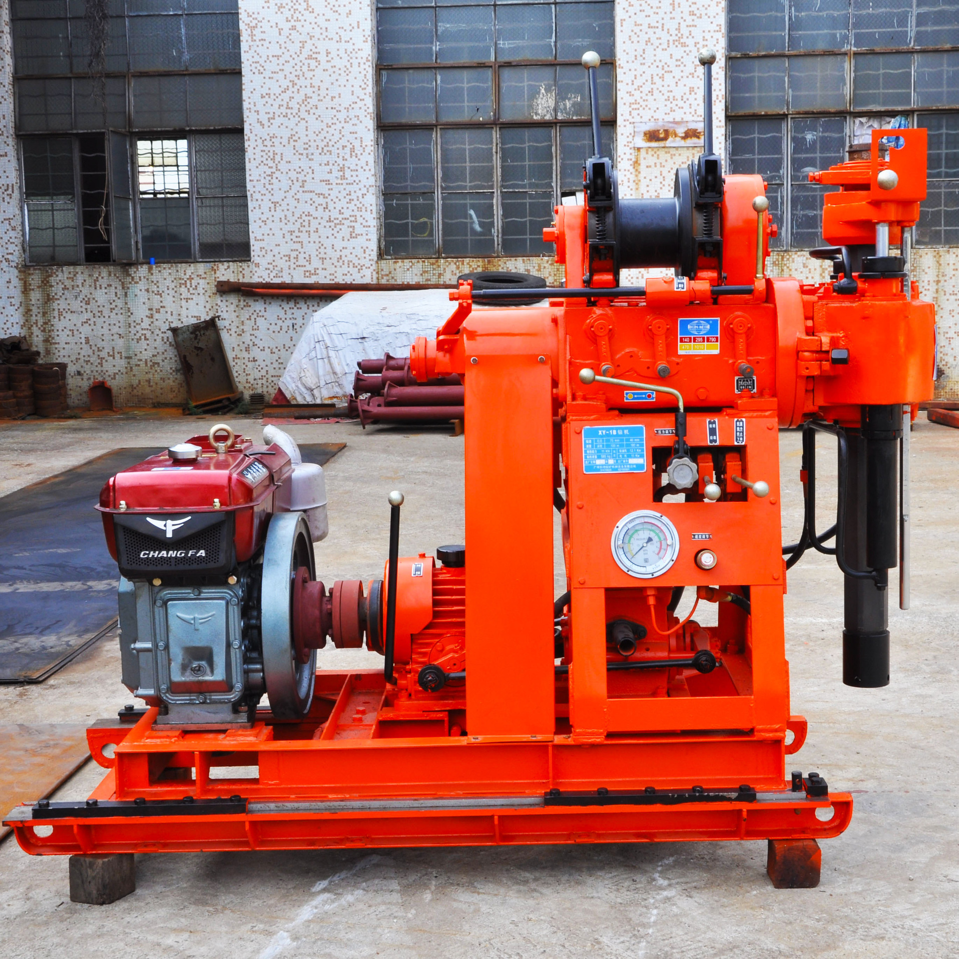 150打井机 水井钻机 钻探机 钻井机 勘察钻机地质钻机岩心钻机