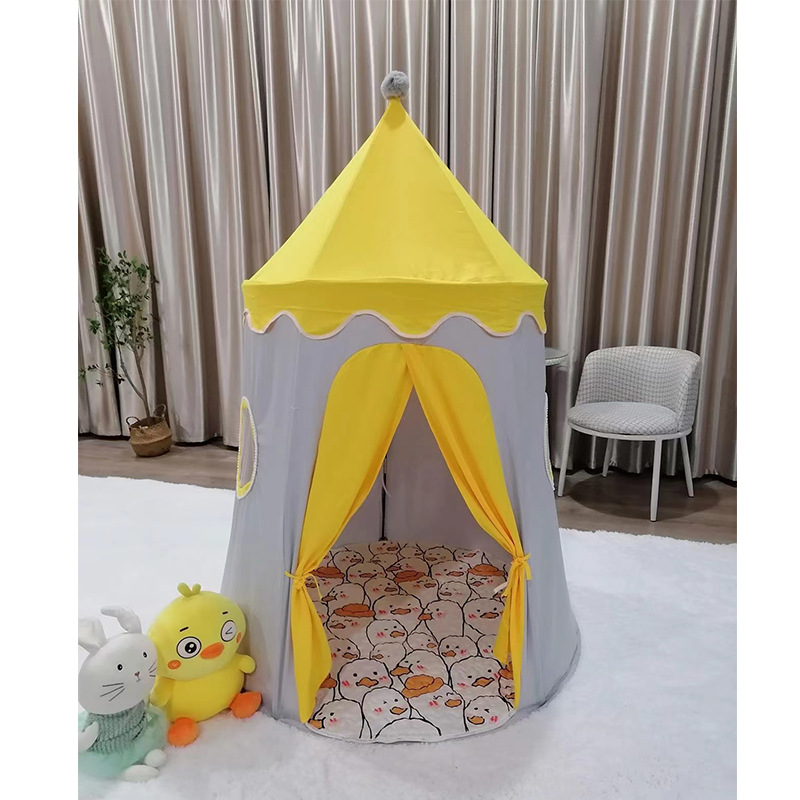Children's Tent Game House Indoor Princess Yurt Tent Children's Toy House Foldable Children's Fence Ball Pool