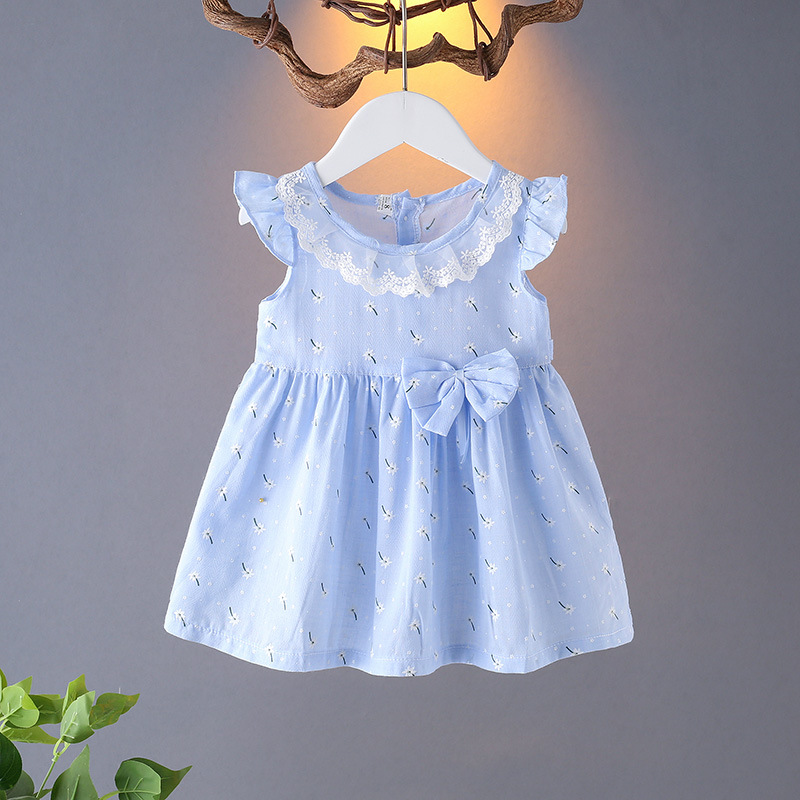 女宝宝夏装婴儿连衣裙洋气儿童女童裙子四五六七八九个月衣服