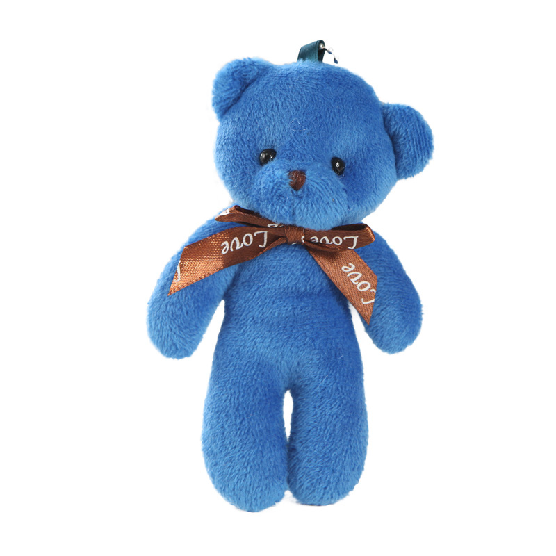 Factory Direct Supply Plush Toys One-Piece Bear Doll Keychain Backpack Shoulder Bag Pendant Boutique Teddy Bear Supply