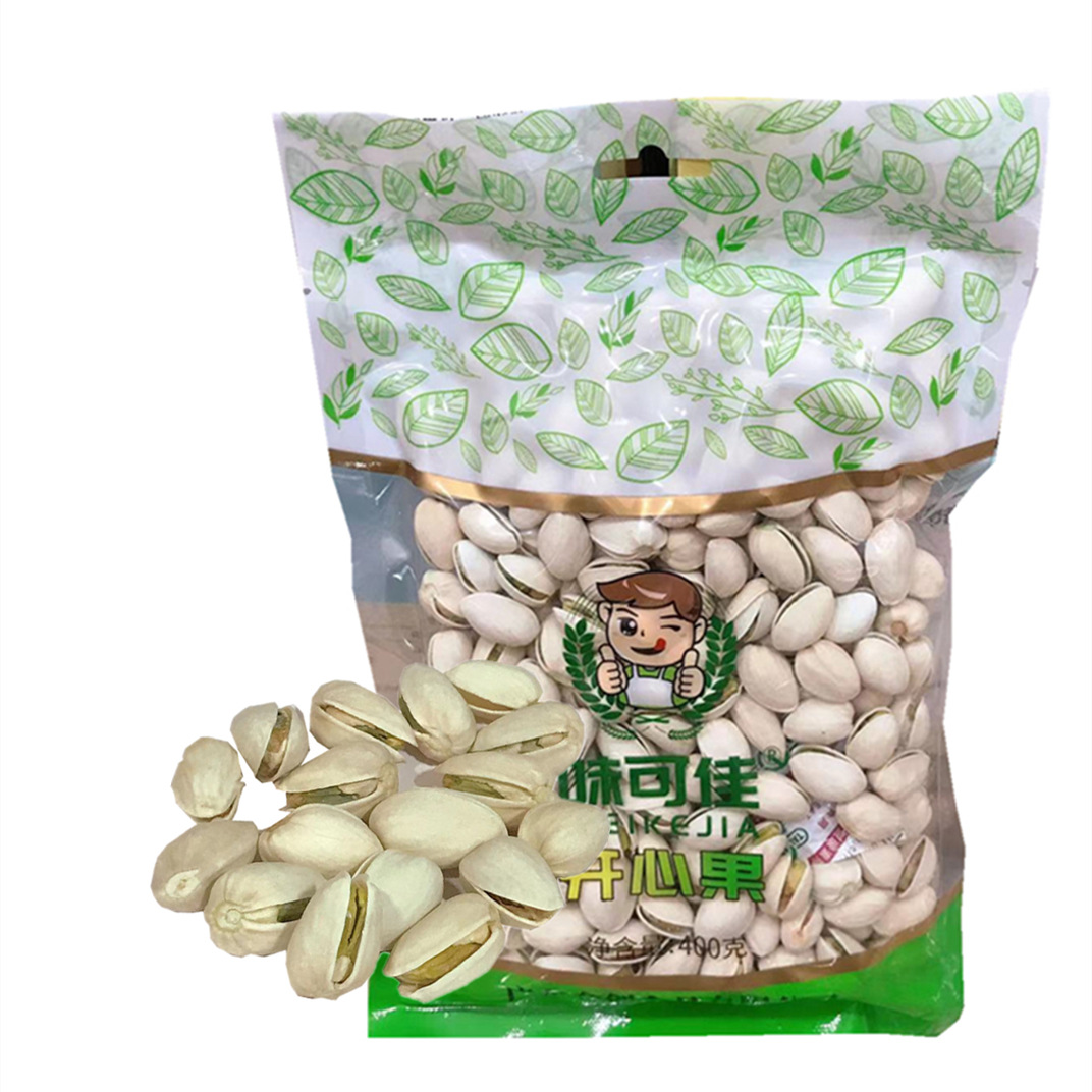 年货坚果 休闲办公室零食批发 干果食品味可佳盐焗400g袋装开心果