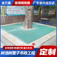 定制玻璃钢格栅树篦子光伏走道板树池养殖格栅污水池地沟盖板