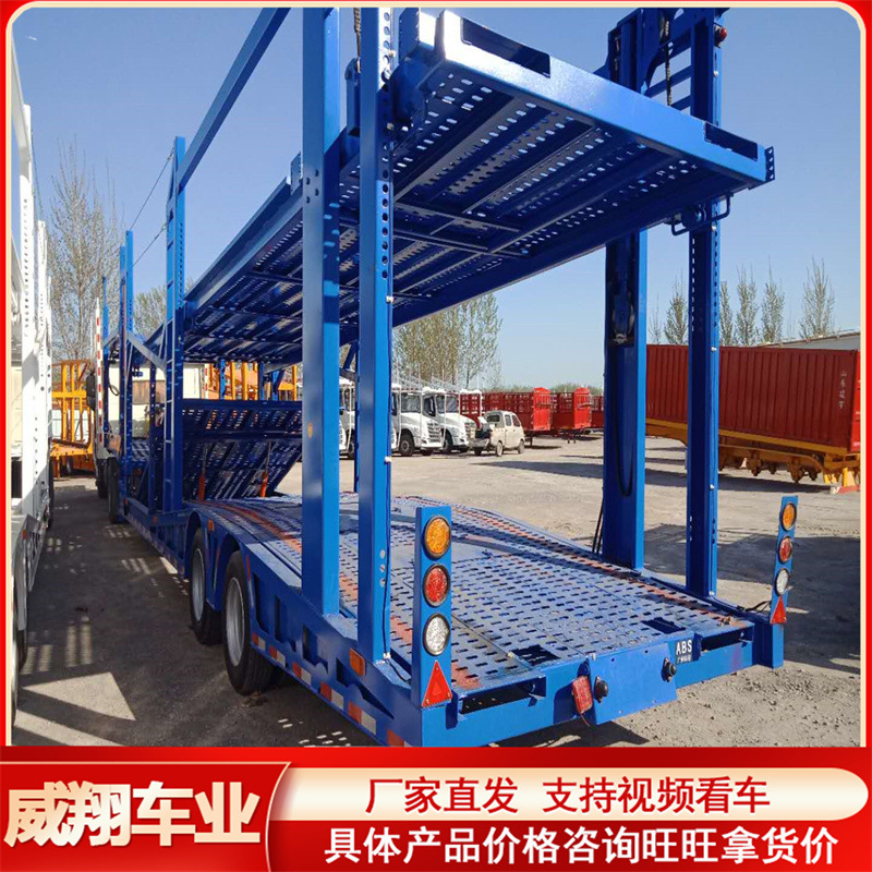 山东供应八位笼车运输车 全封闭半封闭式轿运车 加长款轿运车辆运