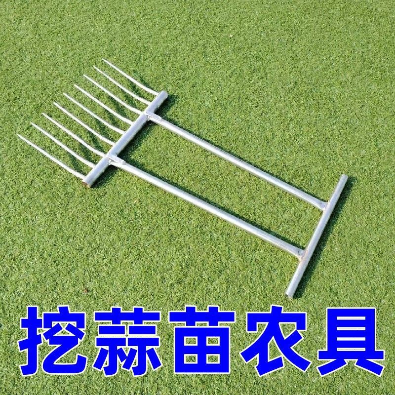 挖蒜苗 农具 钢叉子挖蒜苗叉子起蒜工具农具大蒜种植农具大蒜农具